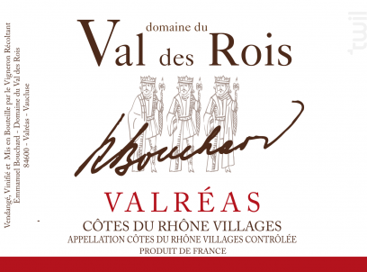 Valréas Signature - Domaine du Val des Rois - 2019 - Rouge