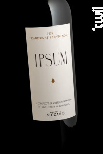 IPSUM Cabernet Sauvignon - Vignobles Siozard - 2019 - Rouge