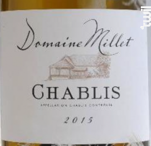 Chablis - Domaine Millet - 2023 - Blanc