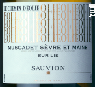 Muscadet Chemin d'Eolie - SAUVION - CHATEAU DU CLERAY - 2022 - Blanc