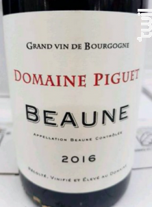 Beaune - Domaine Piguet - 2017 - Rouge