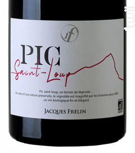 Le Pic Saint Loup - Jacques Frelin • Terroirs Vivants - 2020 - Rouge