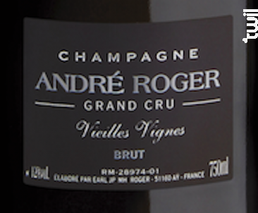 Cuvée vieilles vignes - Grand Cru - Champagne André Roger - Non millésimé - Effervescent