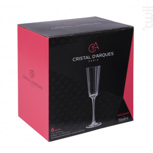 Flûte Macassar lot De 6 - luminarc -  - 