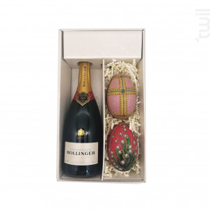 Coffret Cadeau - 1 Brut - 2 Oeufs De Fabergé - Champagne Bollinger - Non millésimé - Effervescent