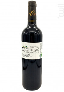 L'Originel, Sans sulfites ajoutés - Château Chillac - 2019 - Rouge
