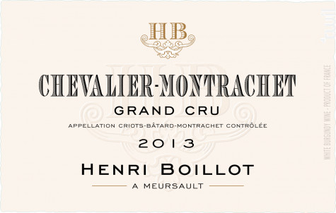 Chevalier-Montrachet Grand Cru - Maison Henri Boillot - 2018 - Blanc