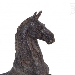 Cheval Rustique Cabre Sur Socle - Amadeus -  - 