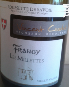 Les Millettes Vieilles vignes - Vincent COURLET Frangy - 2017 - Blanc