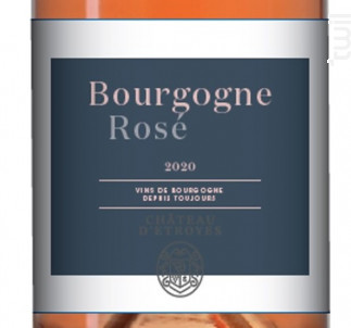 Bourgogne Pinot Noir rosé - Château d'Etroyes - 2020 - Rosé