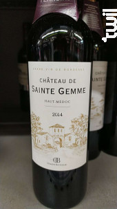 Château de Sainte Gemme - Château Lanessan - 2014 - Rouge