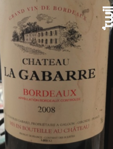 Château La Gabarre - Vignobles Gabard - 2022 - Rouge