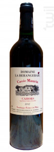 Cahors Cuvée Maurin - Domaine La Bérangeraie - 2011 - Rouge