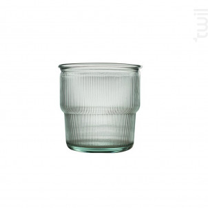 Verre Striés Empilable lot De 6 - Vidrios san miguel -  - 