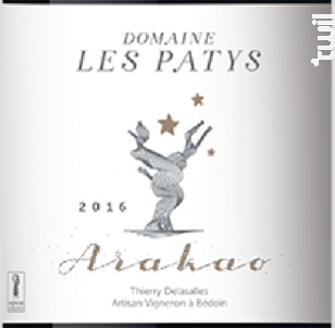 ARAKAO - Domaine Les Patys - 2019 - Rouge