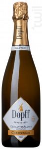 Crémant Chardonnay Sans Soufre - Dopff Au Moulin - 2015 - Effervescent
