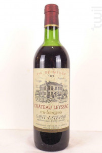 Cru Bourgeois - Château Leyssac - 1979 - Rouge