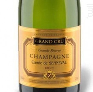 Grand Cru Brut - Champagne Comte de Senneval - Non millésimé - Effervescent