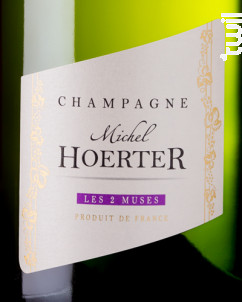 Les 2 Muses - Blanc de Noirs - Champagne Michel Hoerter - Non millésimé - Effervescent