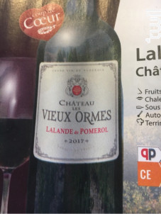 Château les Vieux Ormes - Château les Vieux Ormes - 2017 - Rouge