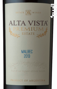 Alta Vista Malbec Premium - Alta Vista - 2016 - Rouge