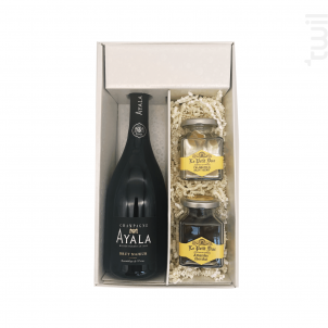 Coffret Cadeau - 1 Brut - 1 Pot De Calissons - 1 Pot D'amandes Enrobées - Champagne Ayala - Non millésimé - Effervescent