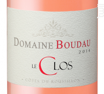 Le Clos - Domaine BOUDAU - 2018 - Rosé