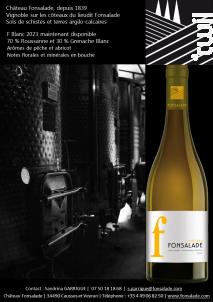 F de Fonsalade Blanc 2024 - Château Fonsalade - 2024 - Blanc