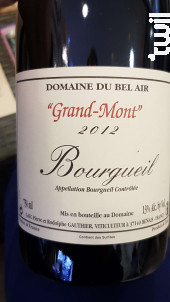 Grand-Mont - Domaine du Bel Air - 2014 - Rouge