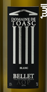 Toasc Blanc - Domaine de Toasc - 2020 - Blanc