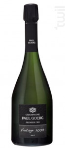 Brut Millésimé - Premier Cru - Champagne Paul Goerg - 2009 - Effervescent
