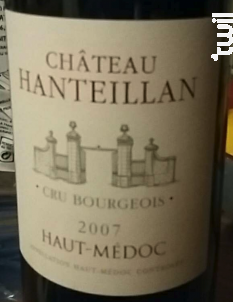 Château Hanteillan - Château Hanteillan - 2007 - Rouge