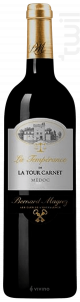 La Tempérance De La Tour Carnet - Bernard Magrez - Château La Tour Carnet - 2011 - Rouge