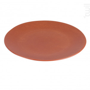Assiette Plate Vésuvio Terra 27 Cm lot De 6 - table passion -  - 