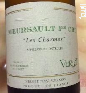 Meursault Premier Cru Charmes - Verget - 1994 - Blanc