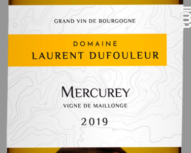 Mercurey Blanc - Domaine Laurent Dufouleur - 2020 - Blanc