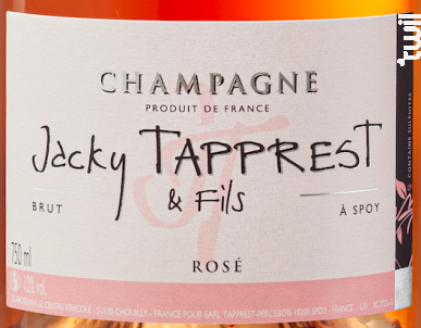 Rosé - Champagne Jacky Tapprest & Fils - Non millésimé - Effervescent