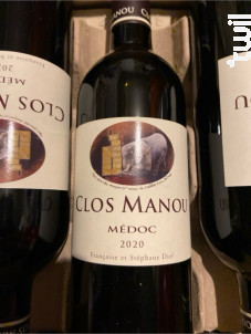 Clos Manou - Vignoble Clos Manou - 2020 - Rouge