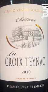 Château la Croix Teynac - Château la Croix Teynac - 2009 - Rouge