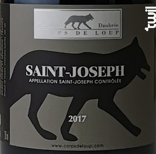 Saint-Joseph - Domaine de Corps de Loup - 2018 - Rouge