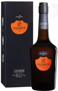 Calvados Lecompte Pays D'auge - 5 Ans - Calvados Lecompte - Non millésimé - 