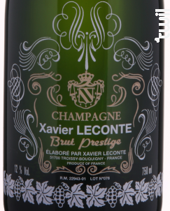 Brut Prestige - Champagne Xavier Leconte - Non millésimé - Effervescent