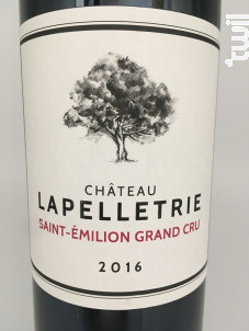 Chateau LAPELLETRIE - Château Lapelletrie - 2017 - Rouge