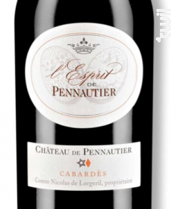 L'Esprit du Château de Pennautier - Maison Lorgeril - 2015 - Rouge