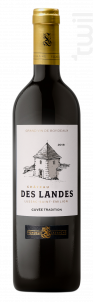 Château des Landes Tradition - Vignobles Lassagne - 2018 - Rouge