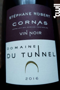 Vin noir - Domaine du Tunnel - 2019 - Rouge