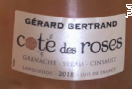Côte des Roses - Maison Gérard Bertrand - 2018 - Rosé