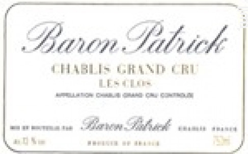 Les Clos - Baron Patrick - 2018 - Blanc