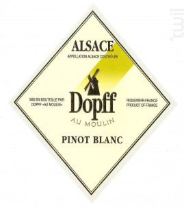 Pinot Blanc - Dopff Au Moulin - 2020 - Blanc