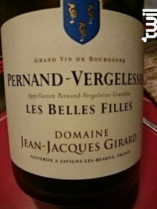 Pernand-Vergelesses Les Belles Filles - Domaine Girard - 2016 - Blanc